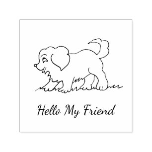 Puppy Stamp for Friend