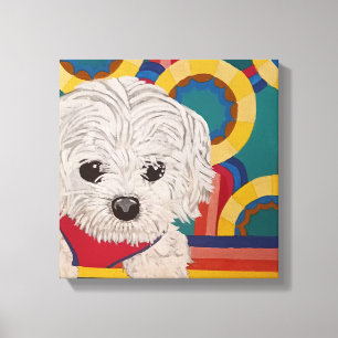 Puppy Stretched Canvas Print