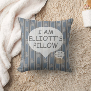 Puppy Striped Cushion