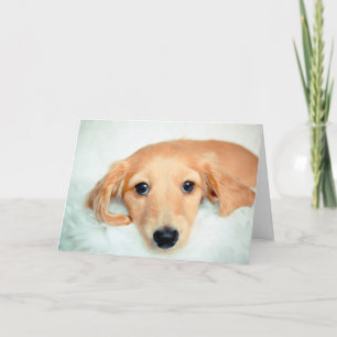 Puppy Thank you card