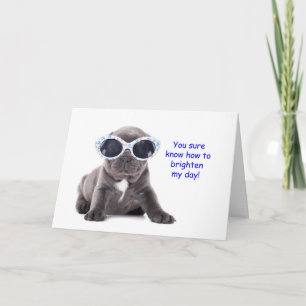 Puppy Thinking of You Card