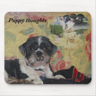Puppy Thoughts Mouse Mat