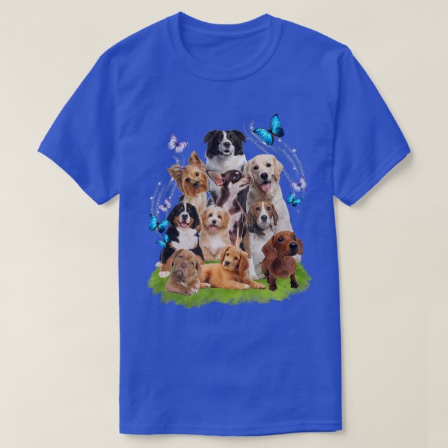 Puppy Tshirt, Puppy Pile , Cute Puppy T , Dog1321 T-Shirt (Design Front)