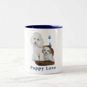 Puppy Two-Tone Coffee Mug
