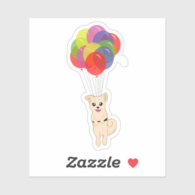 Puppy with Balloons (Sheet)