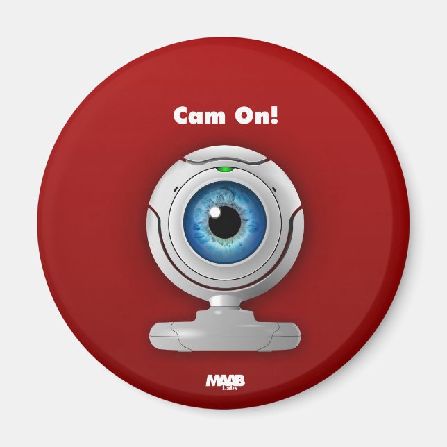 Puppyeye webcam magnet (Front)
