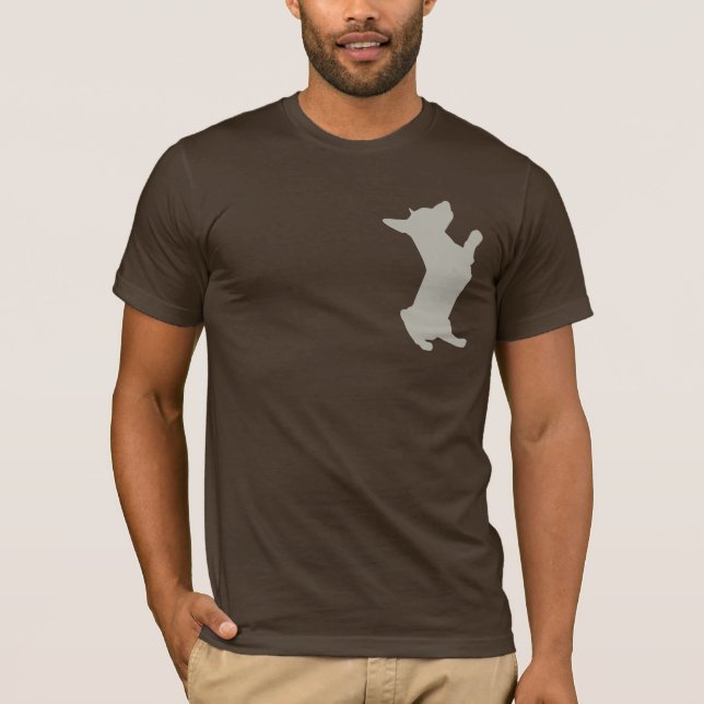 PuppyFax Tan T-Shirt (Front)