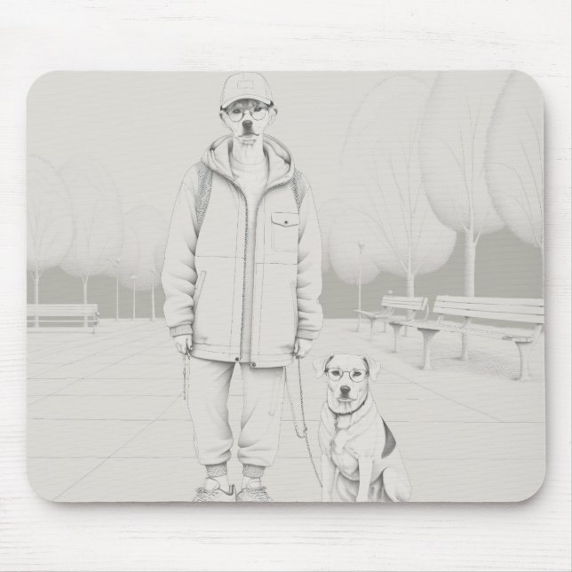 PuppyMan Mouse Mat (Front)