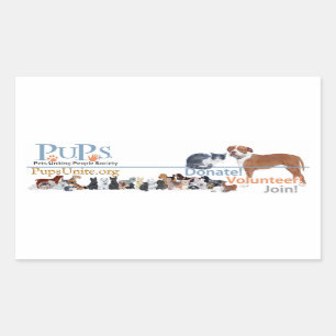 PUPs Logo Sticker