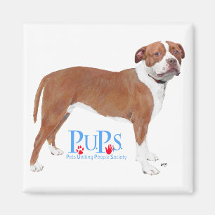 PUPs Rescued Pit Bull Magnet