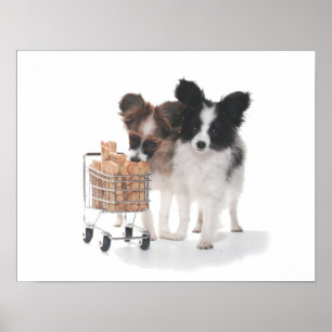PUPS WITH CART POSTER