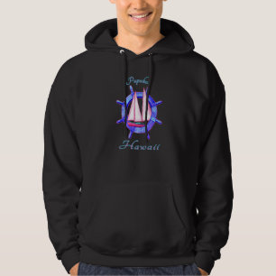 Pupukea Hawaii Sailboat Sailing Vacation Nautical Hoodie