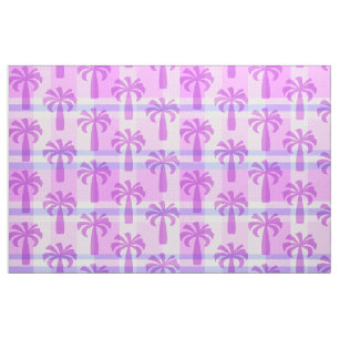 Pupule Hawaiian Vintage Palm Tree Plaid Fabric