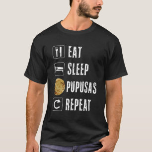 Pupusas El Salvador Salvadorian Food Salvi Guanaco T-Shirt