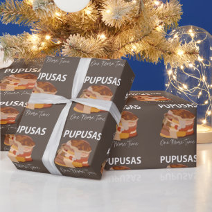 Pupusas El Salvadorian Salvador Bread Pupusas Wrapping Paper
