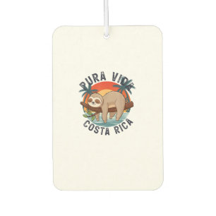 Pura Vida Beach Costa Rica Tropical Sunset Nature Car Air Freshener
