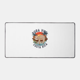 Pura Vida Beach Costa Rica Tropical Sunset Nature  Desk Mat