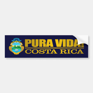 Pura Vida Bumper Sticker