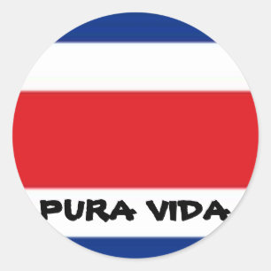 PURA VIDA CLASSIC ROUND STICKER