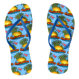 Pura Vida Costa Rica Flip Flops