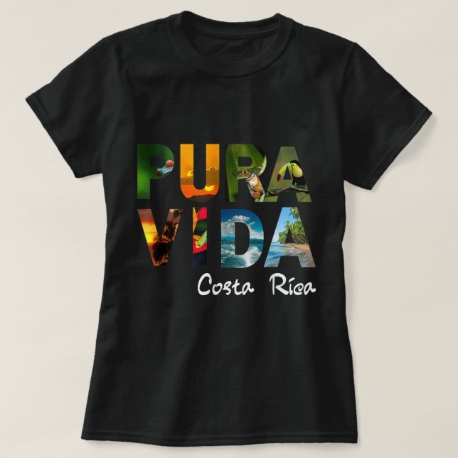 Pura Vida Costa Rica Men Women Kids Friend Gift So T-Shirt (Design Front)