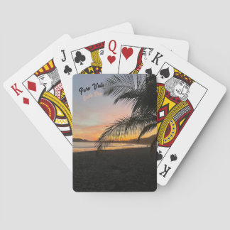 Pura Vida Costa Rica Playing Cards