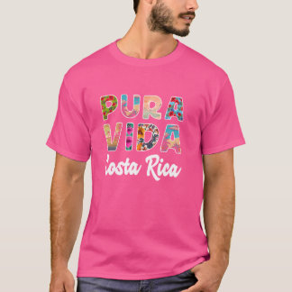 Pura Vida Costa Rica Souvenir - Cool Central Ameri T-Shirt