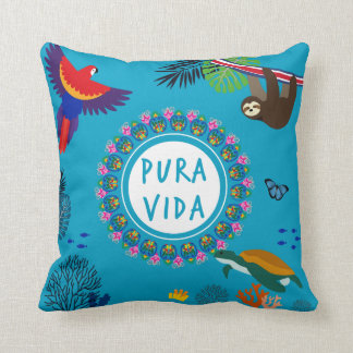 Pura Vida -Costa Rica Wild life Cushion