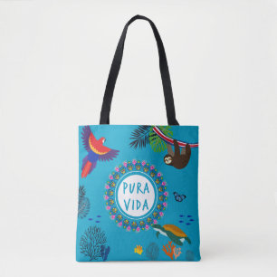 Pura Vida -Costa Rica Wild life Tote Bag