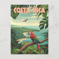 Pura Vida Greetings: Costa Rica Vinatage