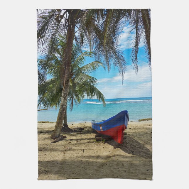 Pura Vida in Costa Rica - Central America Tea Towel (Vertical)
