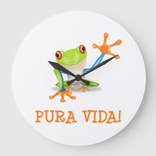 Pura Vida Large Clock (Front)