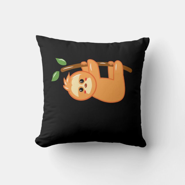 Pura Vida Sloth Costa Rica Gift Cushion (Front)