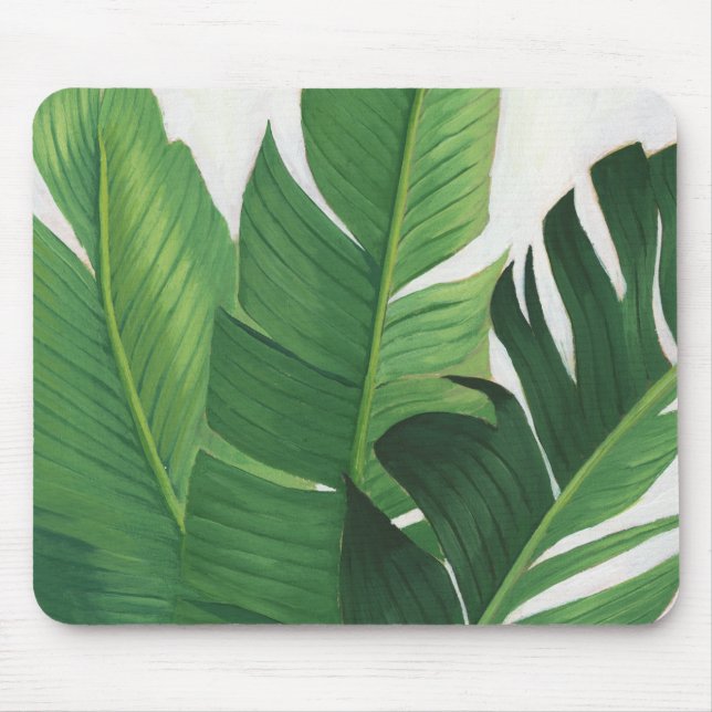 Pura Vida - Tropical Leaves Mouse Mat (Front)