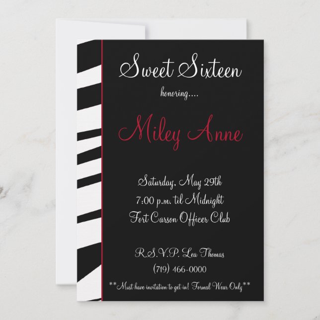 purbeng2 copy, You're invtied toa sweet 16... Invitation (Front)