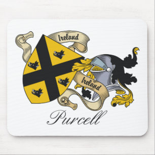 Purcell Family Crest Mouse Mat