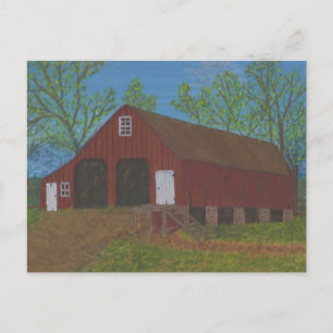 Purcellville Barn Postcard
