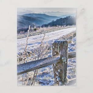 Purchase Knob Winter Scenic View Postcard