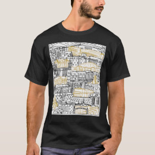 Purdue University Campus Artwork T-Shirt