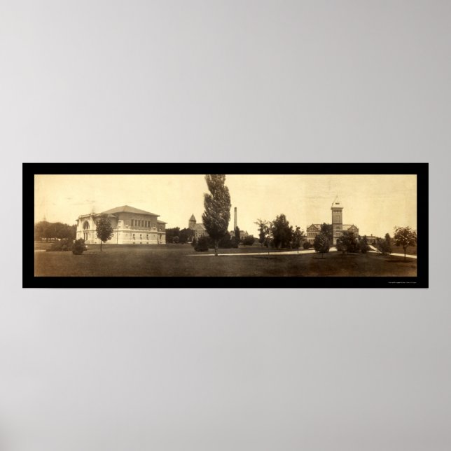 Purdue University IN Photo 1904 Poster (Front)