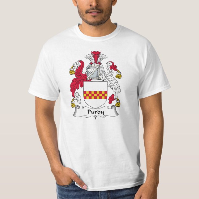 Purdy Family Crest T-Shirt (Front)