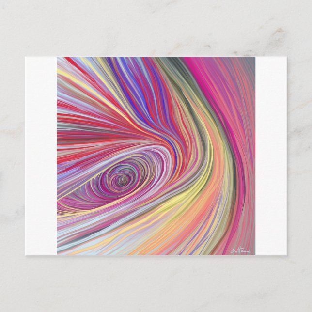 Pure Abstract Postcard (Front)