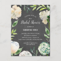 Pure Beauty Bridal Shower Invitation