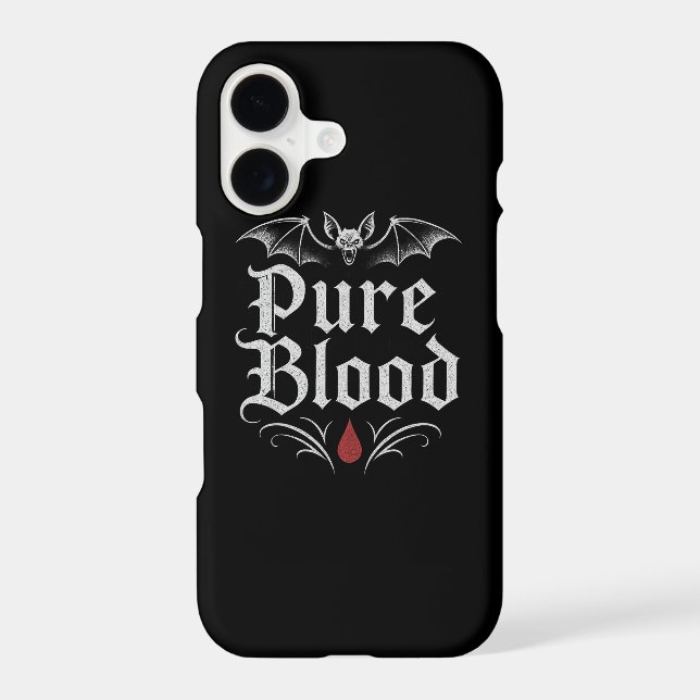 Pure Blood Gothic Phone Case – Dark Alternative (Back)