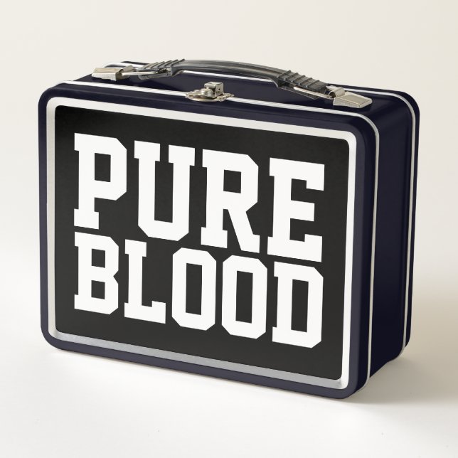 PURE BLOOD RETRO METAL LUNCHBOX (Front)