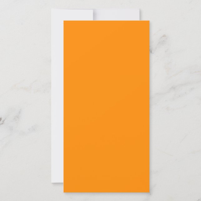 Pure Bright Orange Customised Template Blank (Front)
