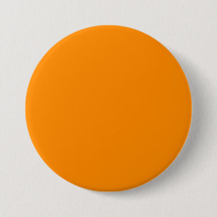 Pure Bright Orange Customised Template Blank 7.5 Cm Round Badge