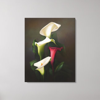 "Pure Calla" Canvas Print