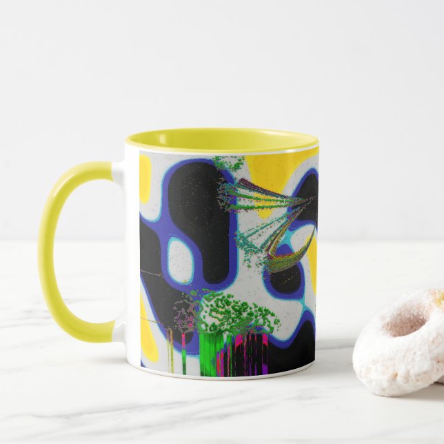 "Pure Contemporary" (11oz.) Combo Coffee Mug (With Donut)