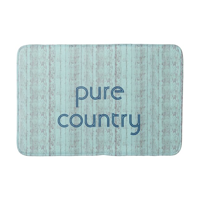 Pure Country Rustic Wood Bath Mat (Front)
